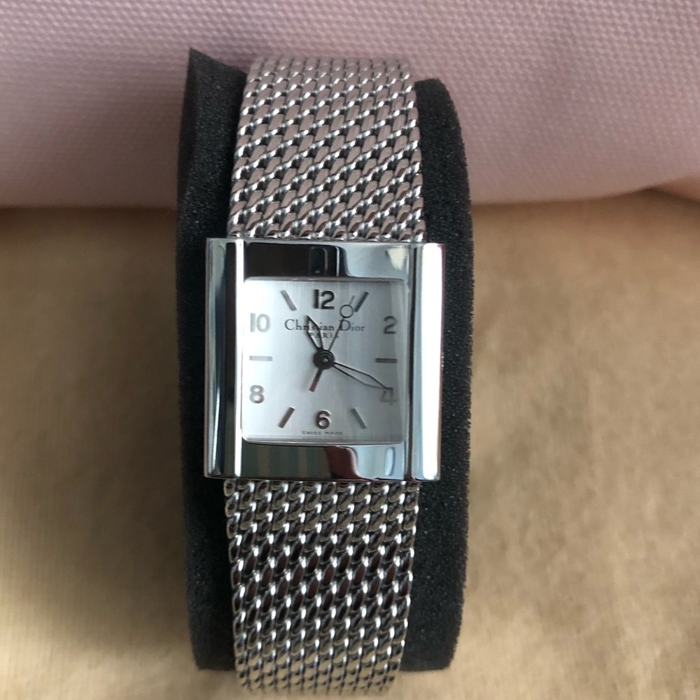 Christian Dior Silver Stainless Steel Watch